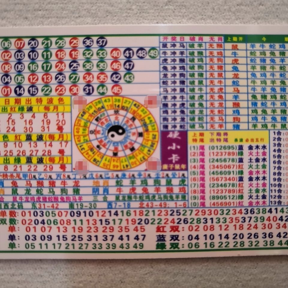 2048年生肖号码波色表图，传统与现代结合的神秘预测