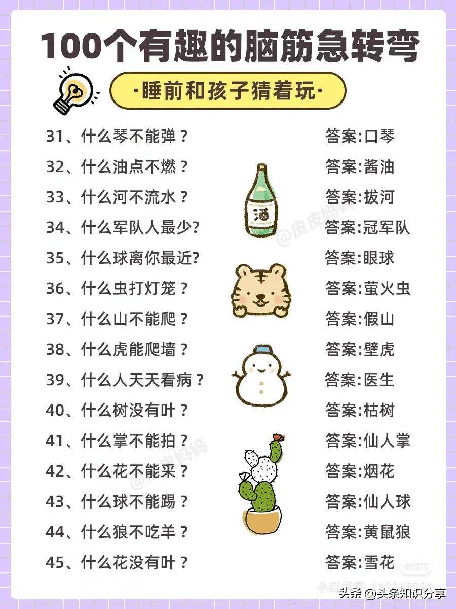 今日3D脑筋急转弯字谜大汇总，解锁思维的奇妙之旅