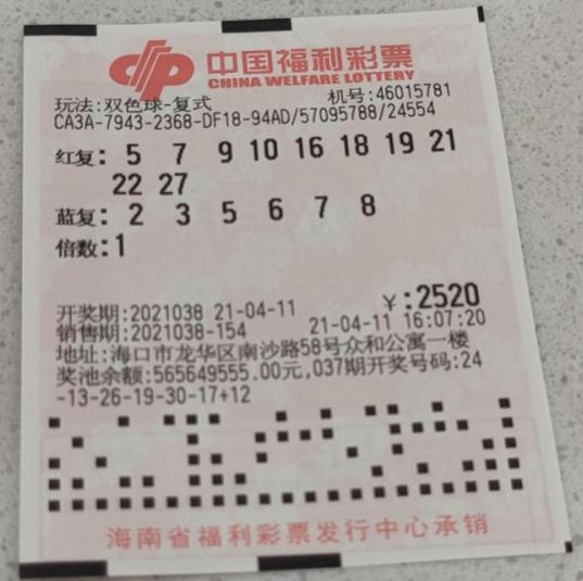 揭秘中国福利彩票双色球2019年4月第5期（即福彩玩法与中奖故事）