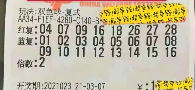 晒票双色球2403，梦想与现实的交汇